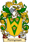 English or Welsh Family Coat of Arms (v.23) for Perryman (London)