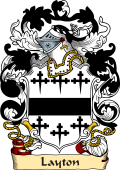 English or Welsh Family Coat of Arms (v.23) for Layton
