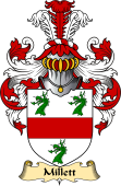 English Coat of Arms (v.23) for the family Millett