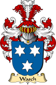 v.23 Coat of Family Arms from Germany for Wasch