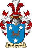 v.23 Coat of Family Arms from Germany for Beckendorf