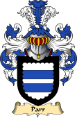 English Coat of Arms (v.23) for the family Parr