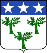 French Family Shield for Forest (de la)