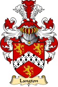 Welsh Family Coat of Arms (v.23) for Langton (Sir William-of Henllys, Gower)
