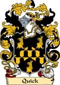 English or Welsh Family Coat of Arms (v.23) for Quick (Somersetshire-1623)