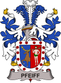 Swedish Coat of Arms for Pfeiff