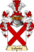 French Family Coat of Arms (v.23) for Lande ( de la)
