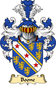 English Coat of Arms (v.23) for the family Bohun or Boone