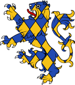 Lion Rampant Lozengy