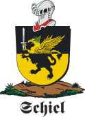 German shield on a mount for Schiel