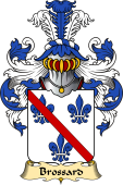 French Family Coat of Arms (v.23) for Brossard