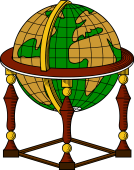 Globe Terrestrial Framed