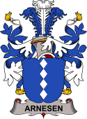 Coat of arms used by the Danish family Arnesen