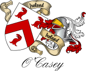 Sept (Clan) Coat of Arms from Ireland for O'Casey