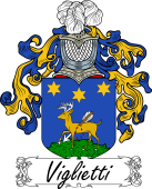 Araldica Italiana Coat of arms used by the Italian family Viglietti