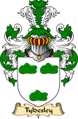 English Coat of Arms (v.23) for the family Tyldesley