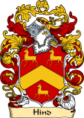 English or Welsh Family Coat of Arms (v.23) for Hind