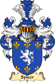 Welsh Family Coat of Arms (v.23) for Spicer (of Caernarfonshire)
