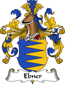 German Wappen Coat of Arms for Ebner