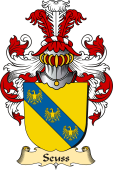 v.23 Coat of Family Arms from Germany for Seuss