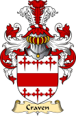 English Coat of Arms (v.23) for the family Craven