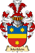 v.23 Coat of Family Arms from Germany for Merklein