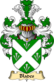 English Coat of Arms (v.23) for the family Blades