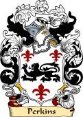 English or Welsh Family Coat of Arms (v.23) for Perkins
