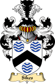 English Coat of Arms (v.23) for the family Sikes or Sykes