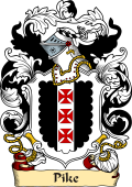 English or Welsh Family Coat of Arms (v.23) for Pike (Essex)