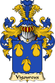 French Family Coat of Arms (v.23) for Vigoureux