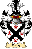English Coat of Arms (v.23) for the family Rusby