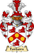 English Coat of Arms (v.23) for the family Fairbairn or Fairburn I