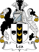 English Coat of Arms for the family Lea