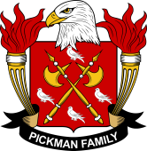 Coat of arms used by the Pickman family in the United States of America