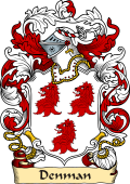 English or Welsh Family Coat of Arms (v.23) for Denman (Yorkshire)