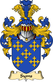 English Coat of Arms (v.23) for the family Syms