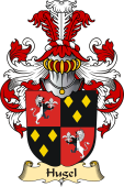 v.23 Coat of Family Arms from Germany for Hugel