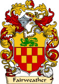 English or Welsh Family Coat of Arms (v.23) for Fairweather (Brisset, Suffolk)