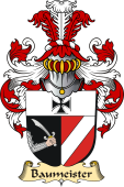 v.23 Coat of Family Arms from Germany for Baumeister