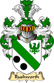 English Coat of Arms (v.23) for the family Rushworth