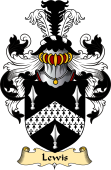 English Coat of Arms (v.23) for the family Lewis II