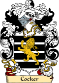 English or Welsh Family Coat of Arms (v.23) for Cocker (Croft, Lincolnshire)