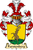 v.23 Coat of Family Arms from Germany for Furstenberg