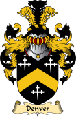 English Coat of Arms (v.23) for the family Denver