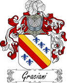 Araldica Italiana Coat of arms used by the Italian family Graciani