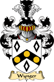 English Coat of Arms (v.23) for the family Wynger