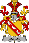 Irish Coat of Arms for Callan or O'Callan