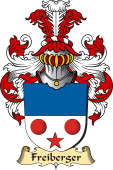 v.23 Coat of Family Arms from Germany for Freiberger