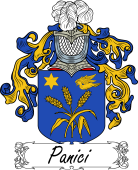 Araldica Italiana Coat of arms used by the Italian family Panici